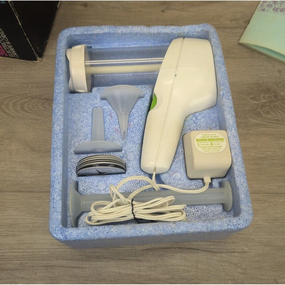 Vintage WearEver 70001 Super Shooter Electric Cookie Maker Tested